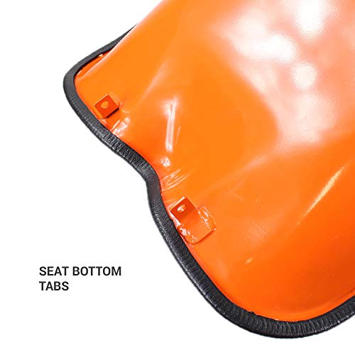 Eparts, Inc. DirectFit Black Tractor Seat for Kubota L275, L235
