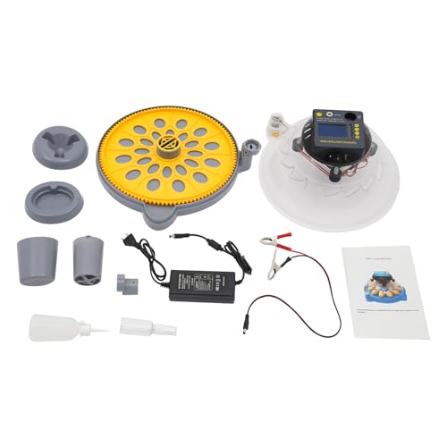Chicken Egg Incubator 12 Eggs, Automatic Digital Hatcher, Poultry Hatching Machine, 5 Preset Modes, Auto Turner, Temperature & Humidity Control, for Chicken, Duck, Goose, Bird - size: 12 Eggs