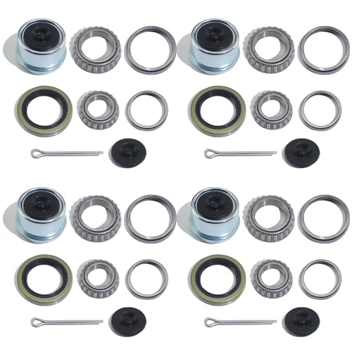 4Sets Trailer Hub L44649 L68149 Bearings Kit for 3500 lb #84 Axle