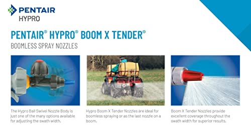 PENTAIR HYPRO XT024 Boom X Tender Boomless Spray Nozzle, Size 24, Yellow