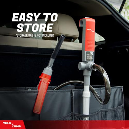 TeraPump 2nd Gen TREP01-TXL E85 Electric Gas Transfer Pump - style: Battery Powered - 10ft Hose