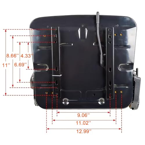 Universal Forklift Seat, Tractor Seat with Safety Belt
