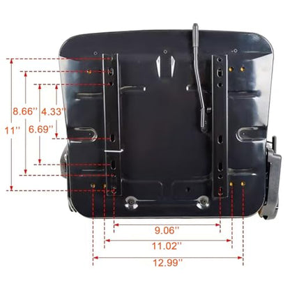 Universal Forklift Seat, Tractor Seat with Safety Belt