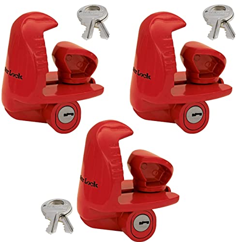 Master Lock - Universal Size Fits 1-7/8", 2", and 2-5/16" Couplers - Trailer Locks 389DAT, 3 Pack - size: 3 Pack