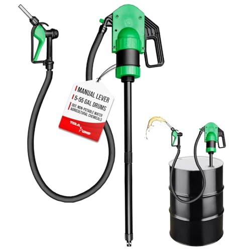 TERA PUMP Manual Lever Action Pump w/Gas Pump Style Nozzle - style: Chemical / DEF Pump