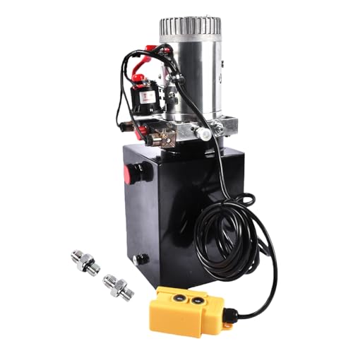 8 Quart Double Acting Hydraulic Power Unit 3200 PSI, 12V DC - color: Double Acting, size: 8 Quart
