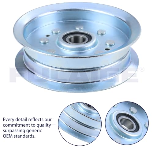 GY22172 Idler Pulley with GY20629 Idler Pulley for John Deere D140 - color: JD6 1xGY20629+1xGY22172