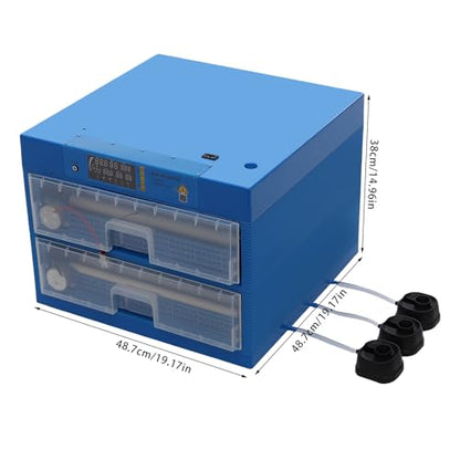 128 Eggs Incubator for Hatching With Automatic Egg Turning, Humidity and Temperature Control - size: 128 eggs