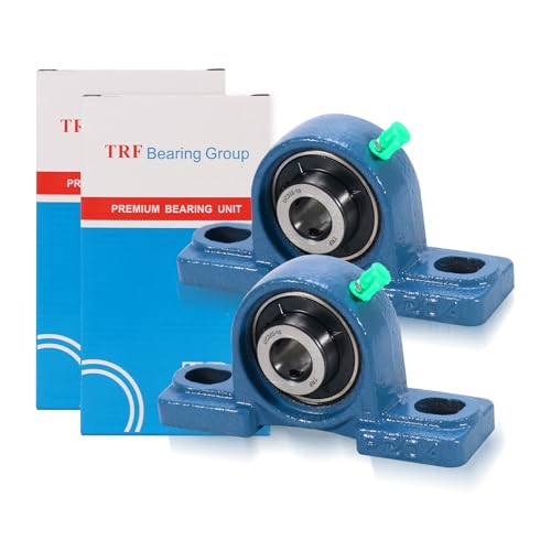2 Pack UCP202-10 Pillow Block Bearing- 5/8 inch Bore Mounted Pillow Bearing Solid Cast Iron Base- Self Alignment - size: UCP202-10