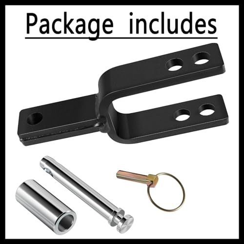 Versatile Quick Hitch Adapter with Adapter Sleeve Used to Adjust Top Link Bracket Movements for Category 1 top Link