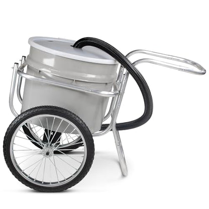 Water Cart - 20 Gallon Portable Watering System with Large 20" Wheels