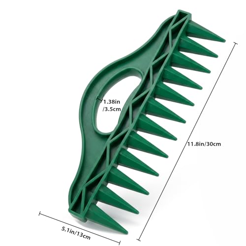 Handheld Seed Spreader Tool – Precision Row Seeder for Vegetables, Flowers & Herbs – Durable & Ergonomic Plastic Planter for Even Spacing