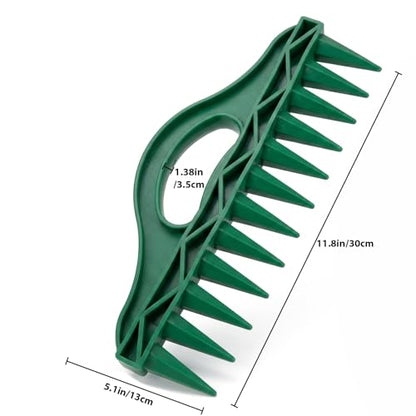 Handheld Seed Spreader Tool – Precision Row Seeder for Vegetables, Flowers & Herbs – Durable & Ergonomic Plastic Planter for Even Spacing