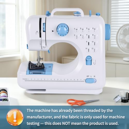 Mini Sewing Machine for Beginners & Kids with Extension Table, Portable