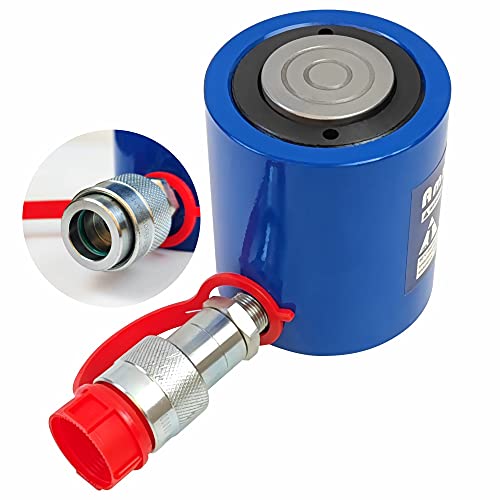 AMZCNC 30 Ton Single Acting Hydraulic Cylinder Ram, 2 Inch Stroke - size: 30T
