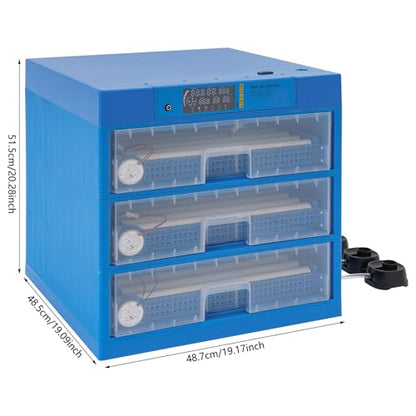 Incubators For Hatching Eggs, 192 Egg Hatching Incubator Automatic Chicken Incubators Egg Incubator With Automatic Turner And Automatic Humidity - size: 192 eggs