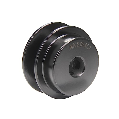 AK20-1/2 Bore Single Groove Web Sheave 2" OD 1/2" Bore V Belt Sheave Cast Iron - size: 1/2"Bore-2"OD