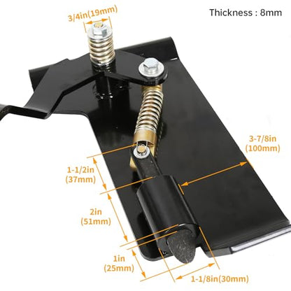 Suitable for Universal Quick Attach Bucket Conversion Adapter Latch Plates for Weld-On Skid Steer Attachments