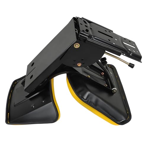 Yellow Tractor Suspension Adjustable Seat with Tilt Mechanism