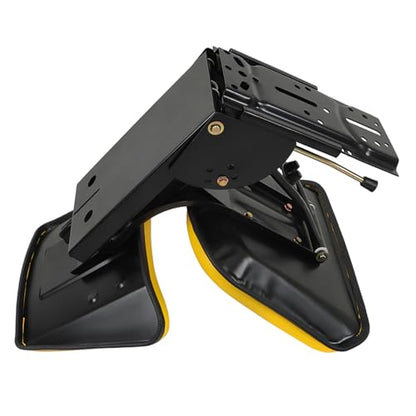 Yellow Tractor Suspension Adjustable Seat with Tilt Mechanism