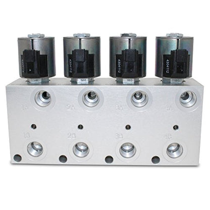 Summit Hydraulics Hydraulic Multiplier Kit, 4 Circuit Selector Valve Including Couplers and Switch Box Control
