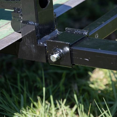 Titan Attachments Light-Duty Stabilizer Spreader Bar for 3" x 2" Clamp-On Forks, 19.5-36 Adjustable Width, Fork Stabilizer for Tractor Skid Steer Bucket Attachment