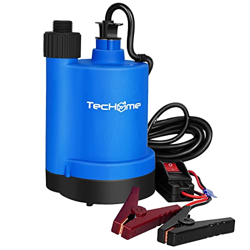 TecHome 12v Sump Pump Submersible Water Pump Water Transfer Pump. - style: 12V Submersible Pump