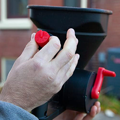 Brinly 5lb. All-Season Handheld Spreader with Easy-Fill Design for Seed, Ice Melt, & Fertilizer