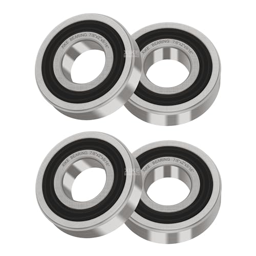 XIKE 4 Pcs Bearings 7/8"x2"x9/16, Compatible with 1640-2RS. - size: 1640-2RS Size 7/8"x2"x9/16"