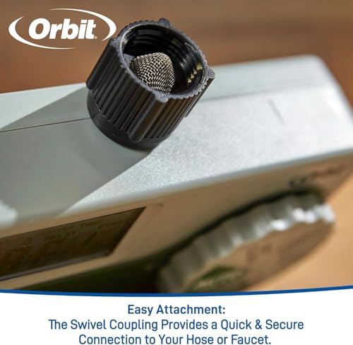Orbit Programmable Digital Hose Watering Timer - 1 Outlet - Battery Powered - with LCD Screen - Built-in Rain Delay - Water-Resistant - 62061 (2-Pack 2 Outlet) - size: 2 Outlet (Pack of 2)