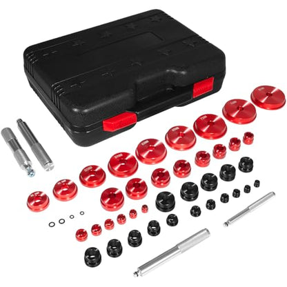 Bonbo Bearing Press Kit, 43 pcs Bearing Race and Seal Driver Set with Adapters and Handles, Seal Driver Installer Kit for Bearing Installation, Black Case