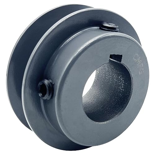 AK24-1 v Belt Pulley, 2.45 inch OD, 1 Inch Bore,Cast Iron Material, AK Single Groove Motor Pulley for "4L" or "A" or "3L" Belt - size: 2.45 inch OD, 1 Inch Bore, style: 1 Groove