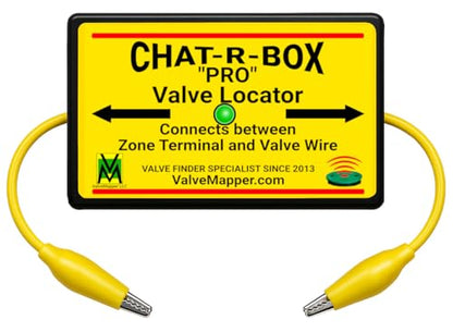Chat-R-Box® PRO Valve Locator — Find Hidden Sprinkler Valves Fast | Works with Rain Bird, Hunter, Orbit & Most 24VAC Systems