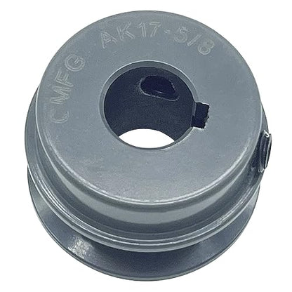 AK17-5/8 V Belt Pulley, 1.75 inch OD, 5/8 Inch Bore,Cast Iron Material, AK Single Groove v Belt Pulleys for "4L" or "A" or "3L" Belts - size: 1.75 inch OD, 5/8 Inch Bore, style: 1 Groove