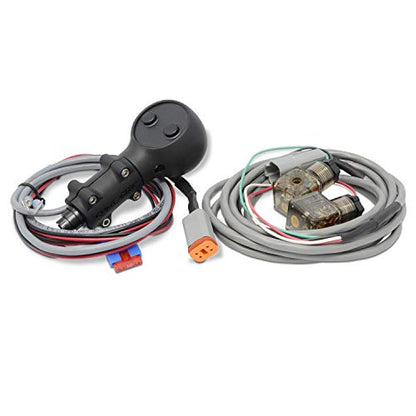 Hydraulic Third Function Valve Kit w/Joystick Handle for Tractor/Loader, 1/2" AG Couplers