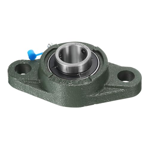 uxcell 2pcs UCFL205-16 Pillow Block Bearings 1 inch Bore Self Alignment, Solid Cast Iron Base Mounted Chrome Steel Bearings - size: UCFL205-16