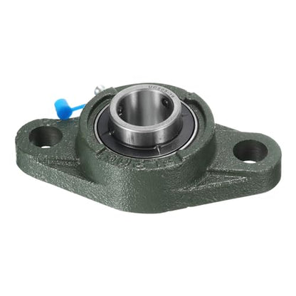 uxcell 2pcs UCFL205-16 Pillow Block Bearings 1 inch Bore Self Alignment, Solid Cast Iron Base Mounted Chrome Steel Bearings - size: UCFL205-16