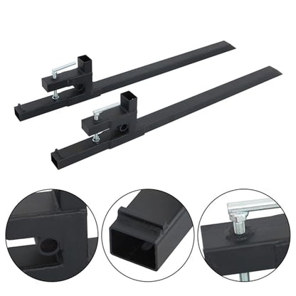 60" 2000lbs Clamp On Pallet Forks for Tractor Skid Steer