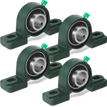 Gisafai 4 Pcs UCP205-16 Pillow Block Bearing with 1" Bore - style: UCP205-16