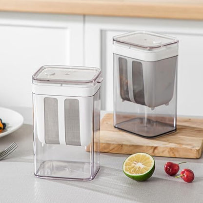 Yogurt Strainer, Stainless Steel 80 Mesh Fine Hole Whey Separator with Lid, 1100ml Capacity for Home Kitchen Use