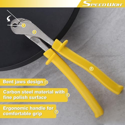 SPEEDWOX J-Clip Pliers Kit, Wire Cage Clips, Cage Building J-Clips, Yellow