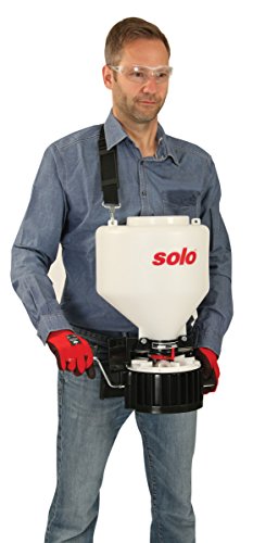 SOLO Inc 421 20-Pound Capacity Portable Chest-Mount Spreader with Comfortable Cross-Shoulder Strap - 421S, White, 20lb