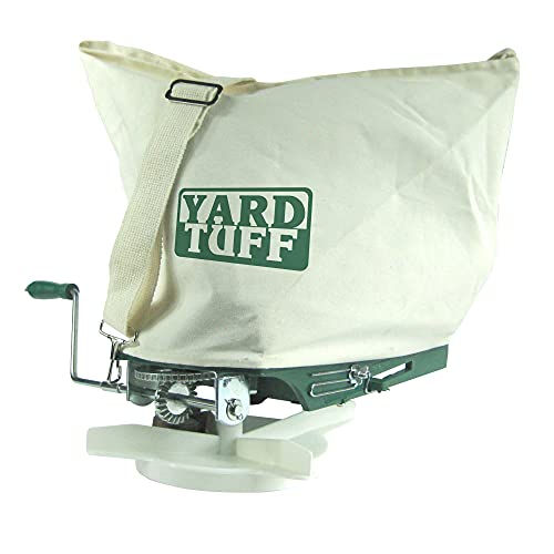 Yard Tuff 25 lb Shoulder Seeder & Grass Seed Spreader with Shoulder Strap