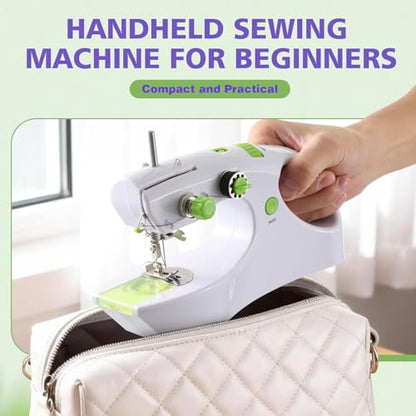 Handheld Sewing Machine Portable Mini Stitch Tool for Quick Fabric Repairs