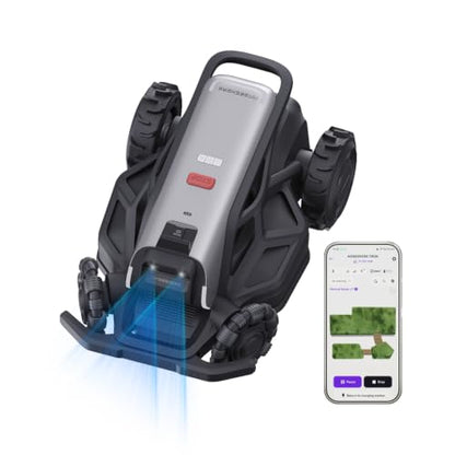 TRON SE Robotic Lawn Mower Wire Free for 0.37 Acre,65% Slope - color: SE