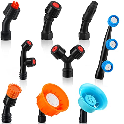 9 Pcs Pump Sprayer Nozzle Tips, Replacement Backpack Sprayer Nozzle