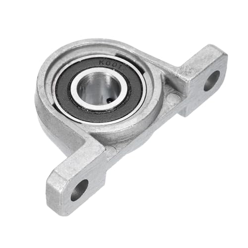 uxcell 6Pcs KP001 Pillow Block Bearing 12mm Bore Zinc Alloy, Self-Alignment - size: 12mm