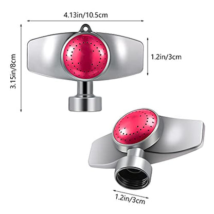 Honoson Metal Spot Sprinkler for Yard Lawn, Red, 3 Pieces - color: Red