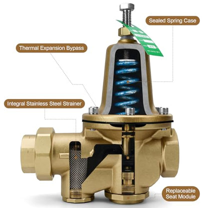 LF25AUB-Z3 1" Cast Copper Silicon Alloy Pressure Reducing Valve - size: 1 Inch