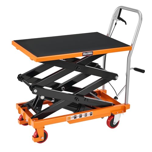 SPECRAFT 330 Lbs Hydraulic Lift Table Cart